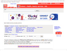 Tablet Screenshot of health-beauty-services.freeadsinireland.com
