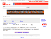 Tablet Screenshot of galway.freeadsinireland.com