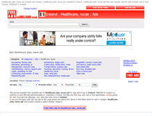 Tablet Screenshot of healthcare-nurse-jobs.freeadsinireland.com