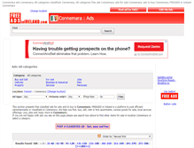 Tablet Screenshot of connemara.freeadsinireland.com
