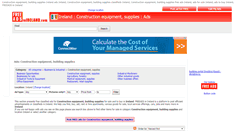 Desktop Screenshot of construction-equipment.freeadsinireland.com