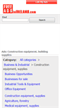 Mobile Screenshot of construction-equipment.freeadsinireland.com