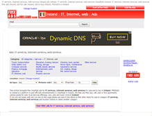 Tablet Screenshot of it-internet-web-services.freeadsinireland.com