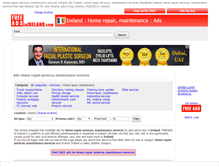 Tablet Screenshot of home-repair.freeadsinireland.com
