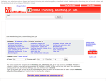Tablet Screenshot of marketing-jobs.freeadsinireland.com