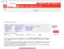 Tablet Screenshot of child-care-elderly-care.freeadsinireland.com