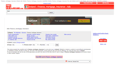 Desktop Screenshot of finance-mortgage-insurance-services.freeadsinireland.com