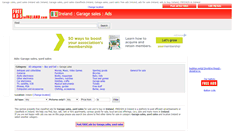 Desktop Screenshot of garage-sales.freeadsinireland.com