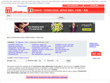 Tablet Screenshot of construction-jobs.freeadsinireland.com